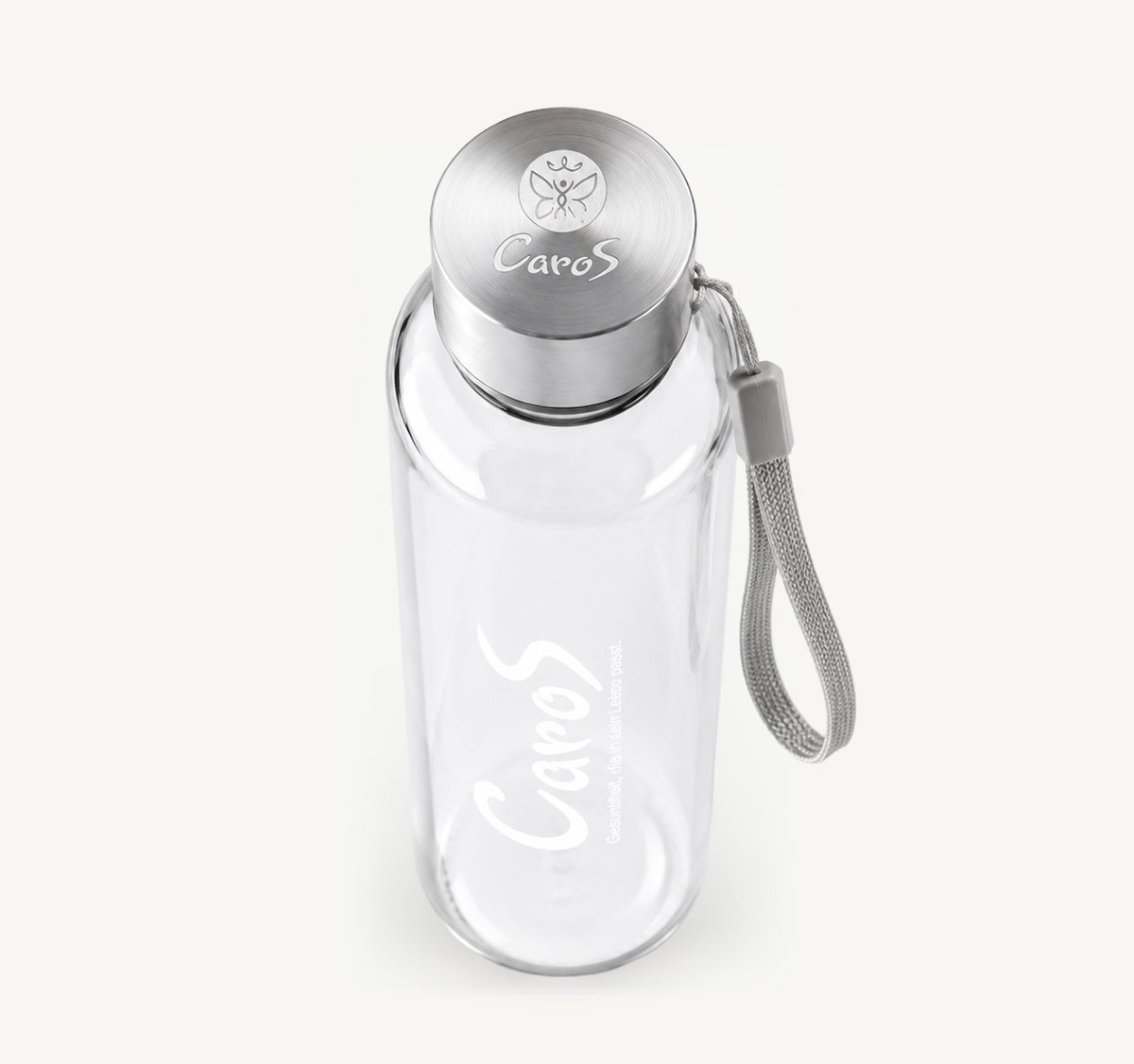 CaroS Glas-Trinkflasche 500 ml