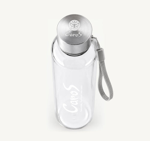 CaroS Glas-Trinkflasche 500 ml